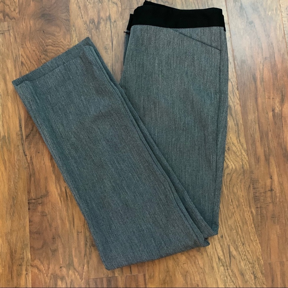 EXPRESS Editor Gray & Black Dress Pants 8R